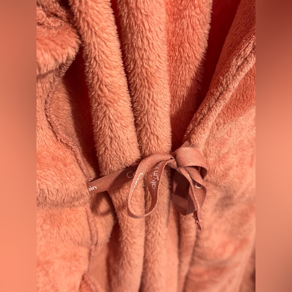 Calvin Klein orange/Coral Robe - Picture 3 of 6